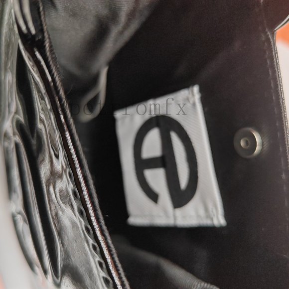 Telfar small black Patent Shopping Bag - Picture 6 of 8